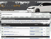 Tablet Screenshot of forums.clubep3.com